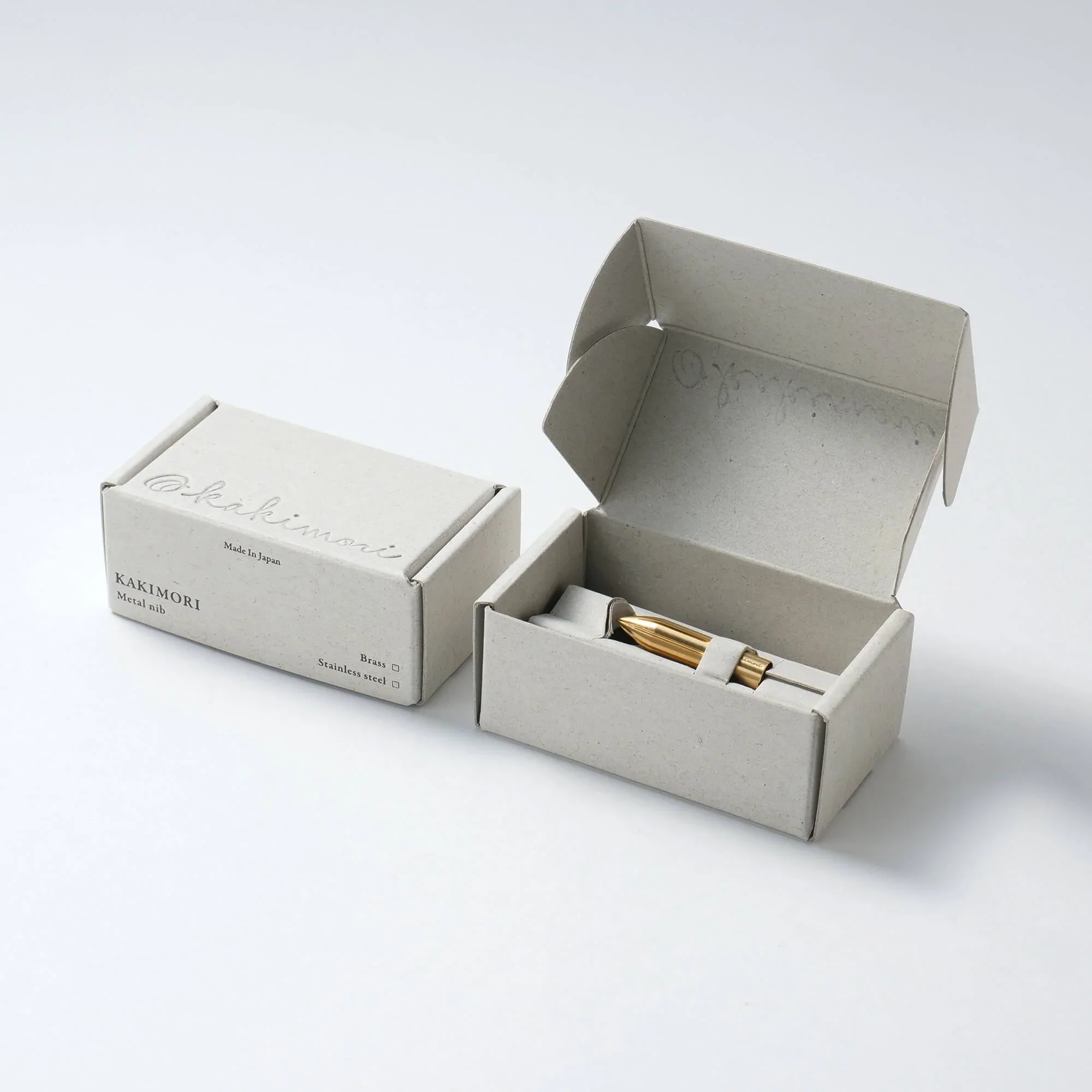 Kakimori Metal Nib, Brass or Stainless Steel - Image 6