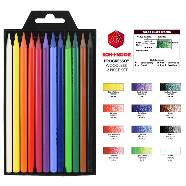 Koh-I-Noor Woodless Colored Pencil Sets - Image 2