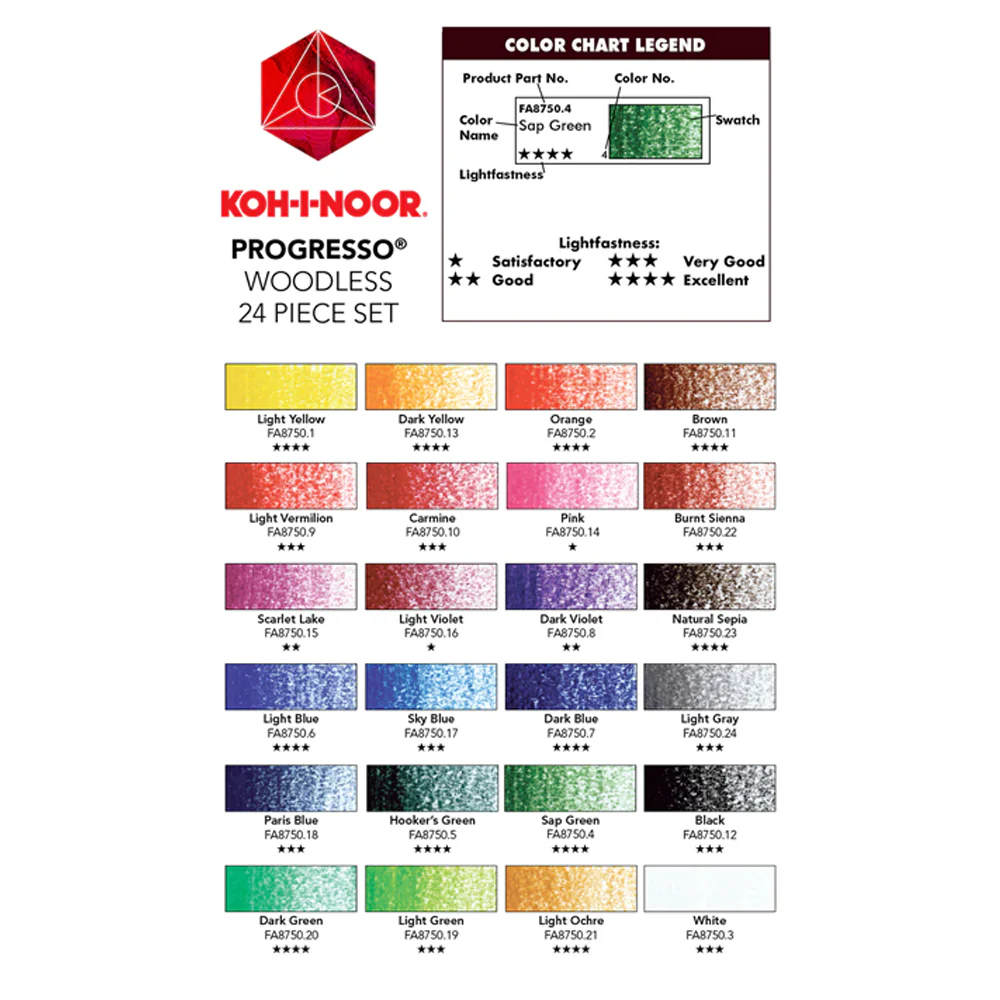Koh-I-Noor Woodless Colored Pencil Sets - Image 4