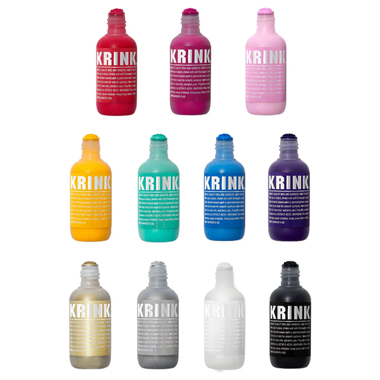 KRINK K-60 Paint Markers, Various Colors