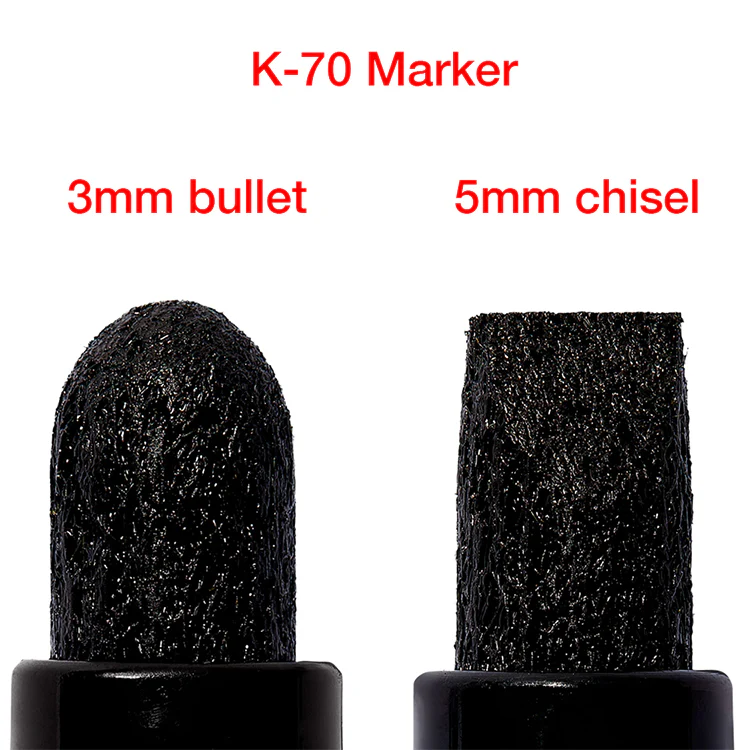 KRINK K-70 Super Black Ink Marker - Image 3