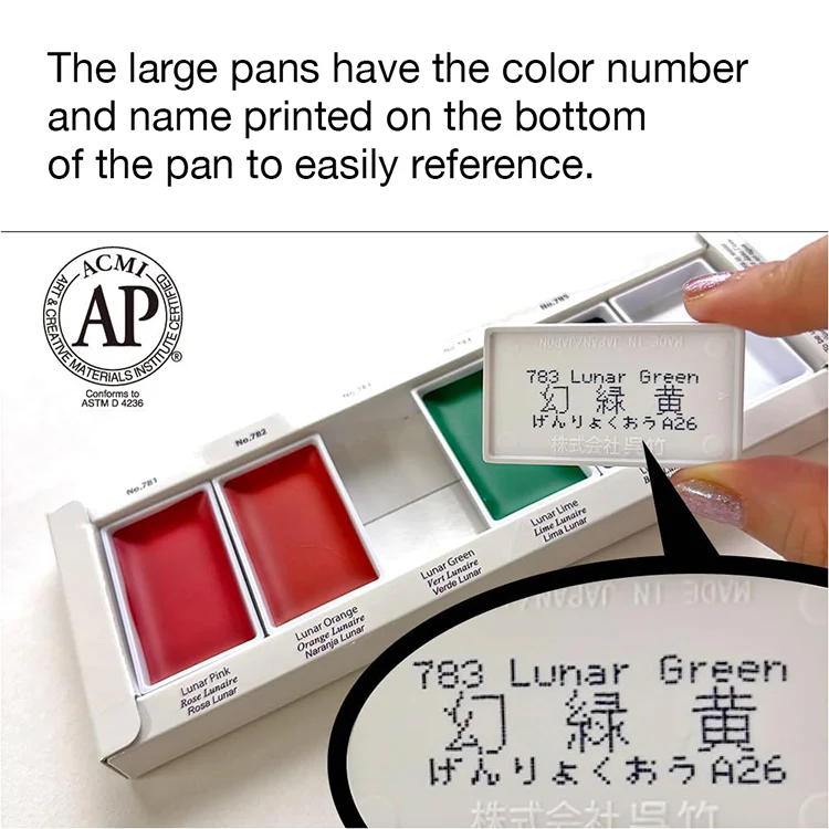 Kuretake Gansai Tambi Granulating Watercolor Set No. 3 - Image 4