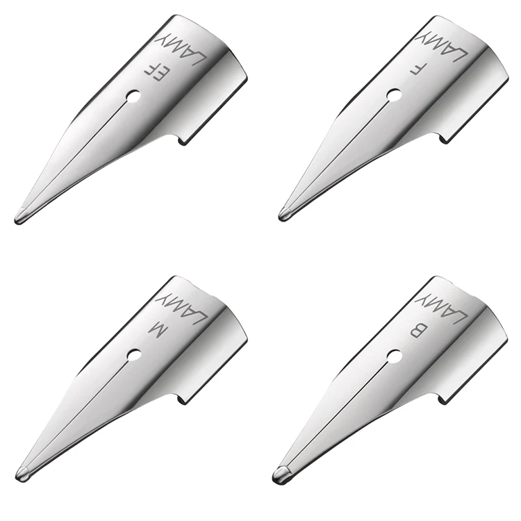Lamy Fountain Pen Nibs in Black or Polished Steel