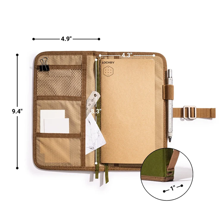 Lochby Voyager Journal Cover, Olive - Image 5