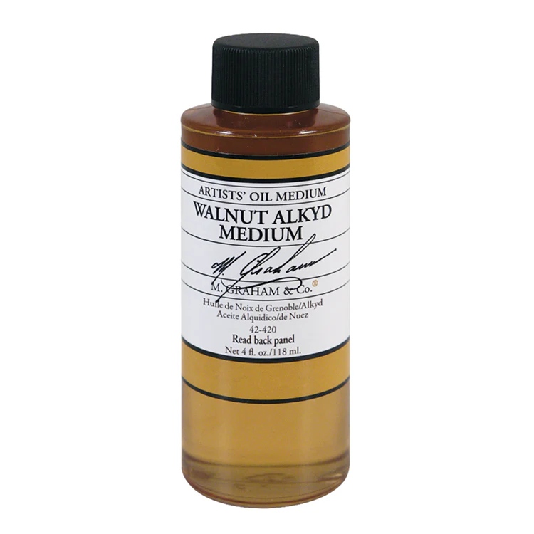 M. Graham Walnut Alkyd Oil Medium 4oz