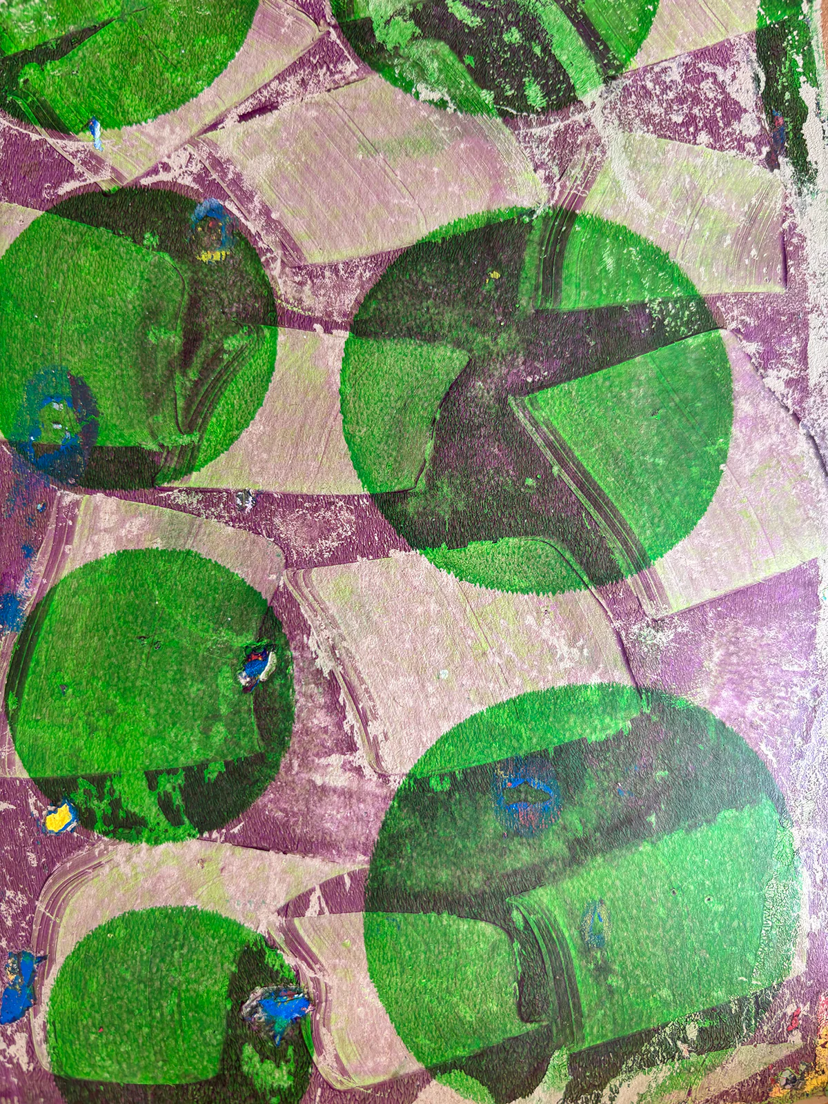MARK MAKING WITH GELLI PLATES: April 18 with e bond - Image 10
