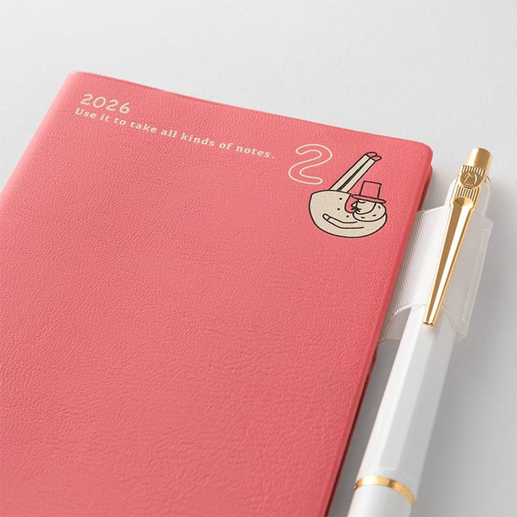 Midori 2026 A6 Pocket Diary Monthly Ojisan - Image 6
