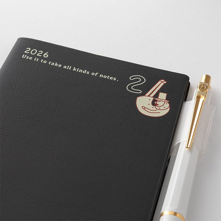 Midori 2026 Slim Pocket Diary (Monthly) Ojisan - Image 6