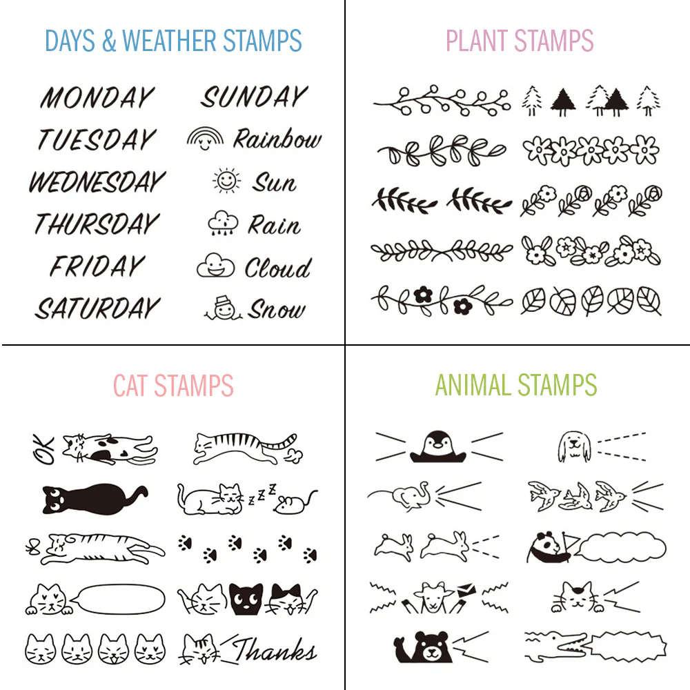 Midori Paintable Stamper, Four Styles Available - Image 3