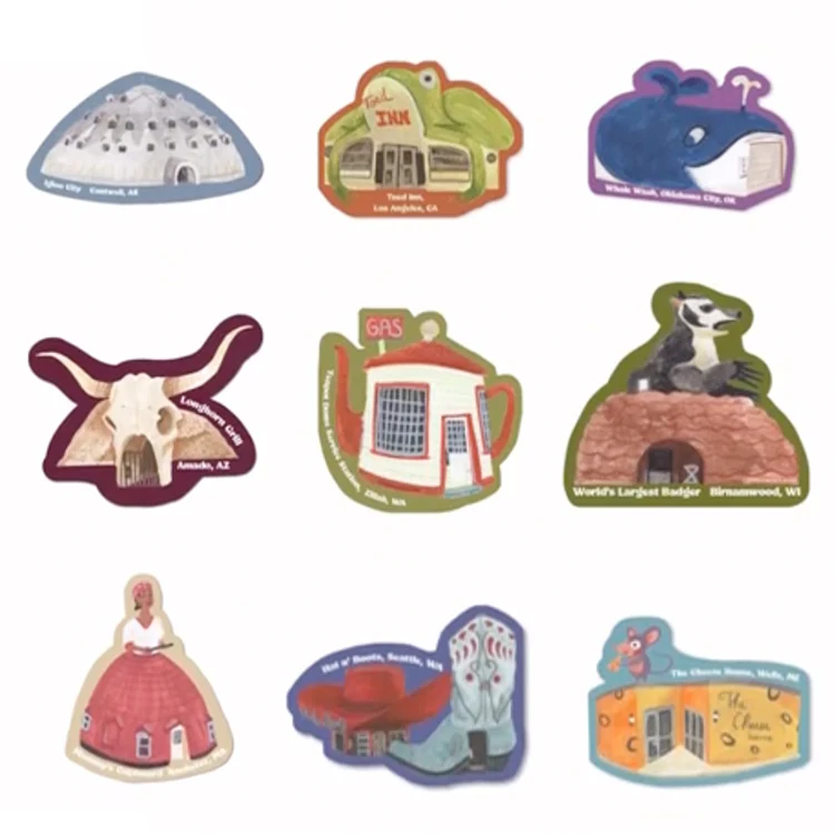 Mystery Novelty Architecture Sticker Pack - Image 3