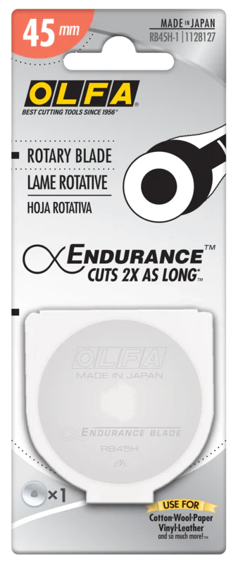 Olfa RB45-1 Tungsten Steel Endurance Rotary Blade 45mm - Image 3