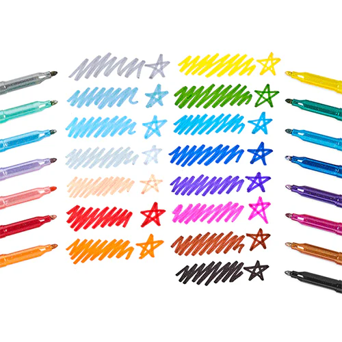 Ooly Rainbow Sparkle Glitter Markers, Set of 15 - Image 3