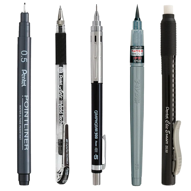 Pentel Comics & Manga Starter Kit - Image 2