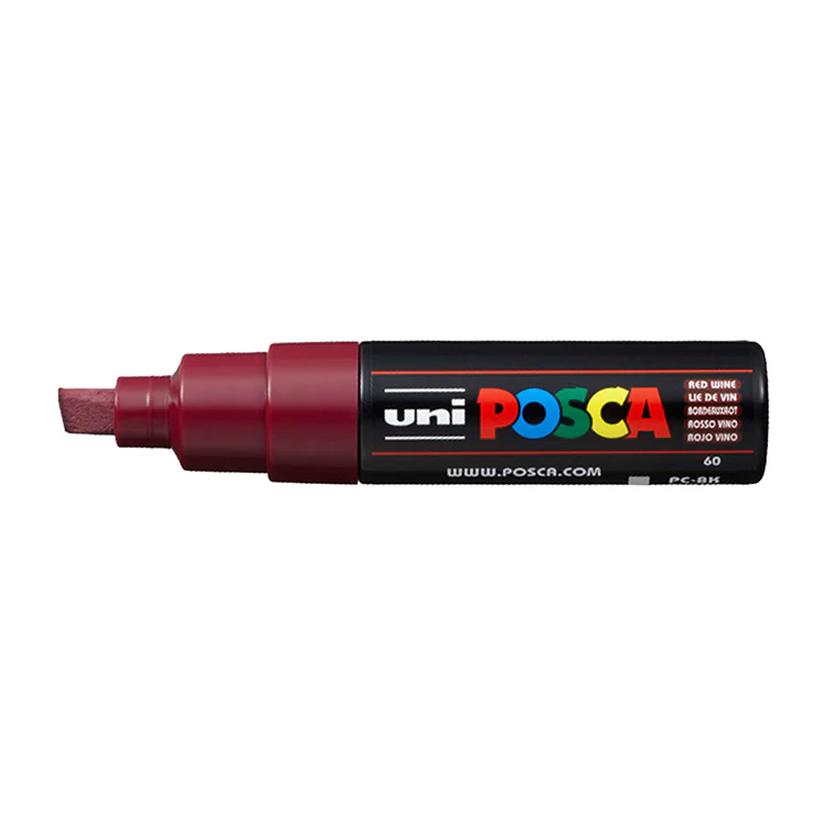 POSCA Paint Markers, Broad Chisel Tip PC-8K in Various Colors - Image 15