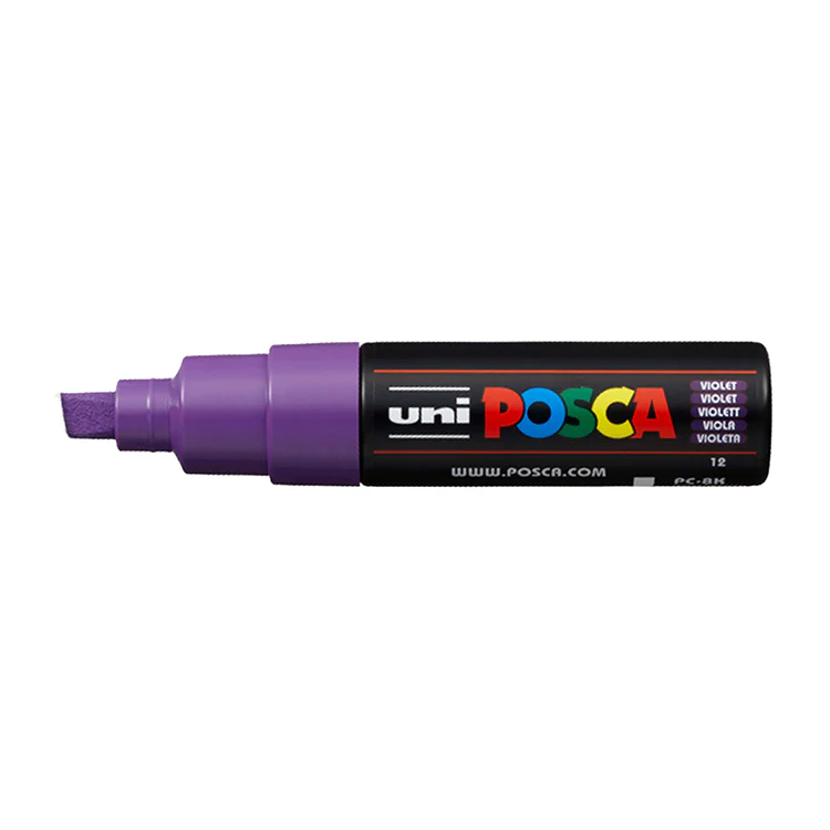 POSCA Paint Markers, Broad Chisel Tip PC-8K in Various Colors - Image 16