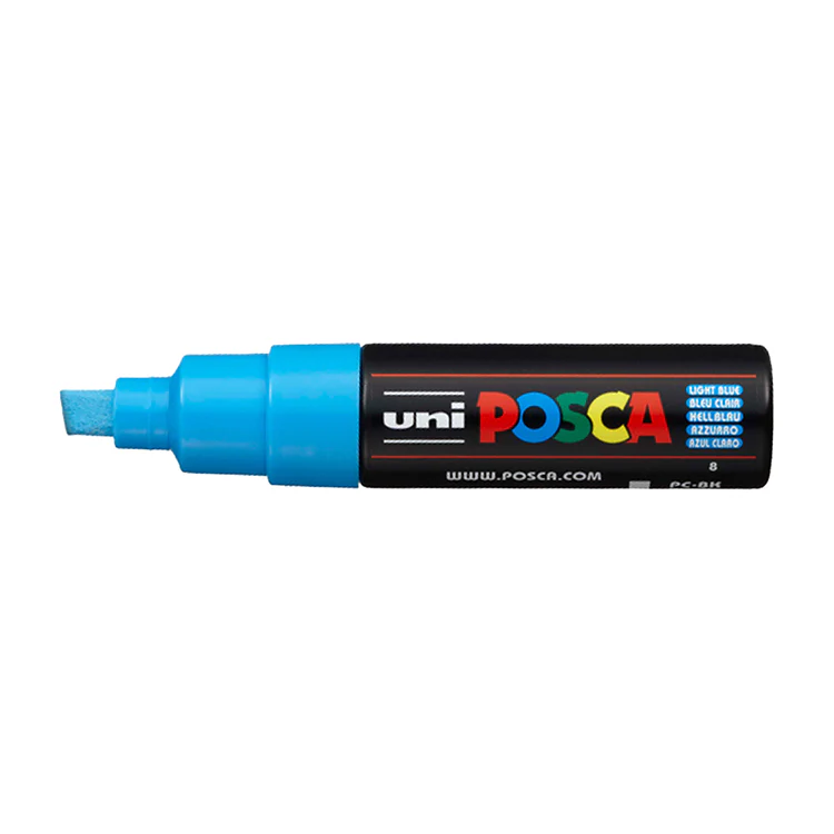 POSCA Paint Markers, Broad Chisel Tip PC-8K in Various Colors - Image 17
