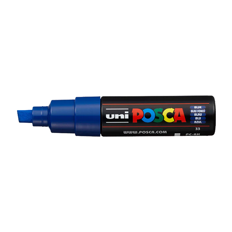 POSCA Paint Markers, Broad Chisel Tip PC-8K in Various Colors - Image 19