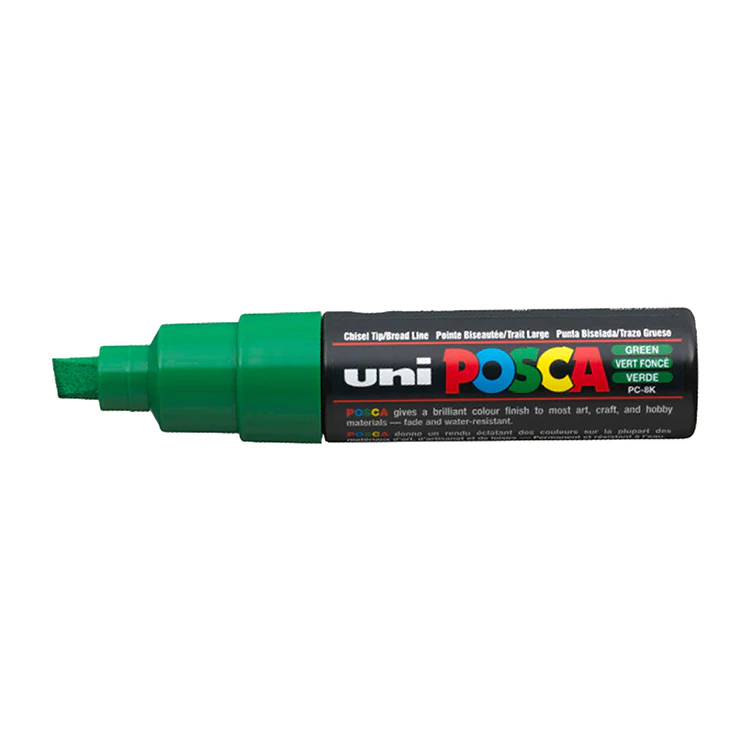 POSCA Paint Markers, Broad Chisel Tip PC-8K in Various Colors - Image 21