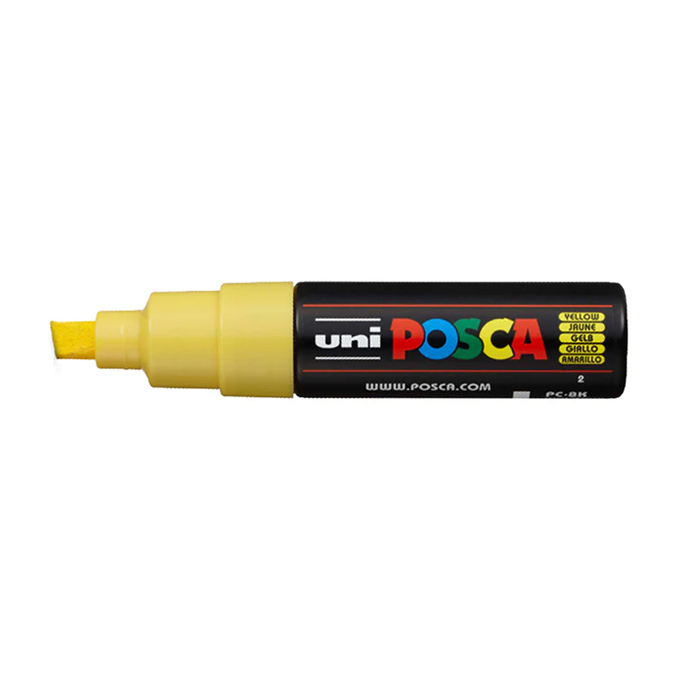 POSCA Paint Markers, Broad Chisel Tip PC-8K in Various Colors - Image 9