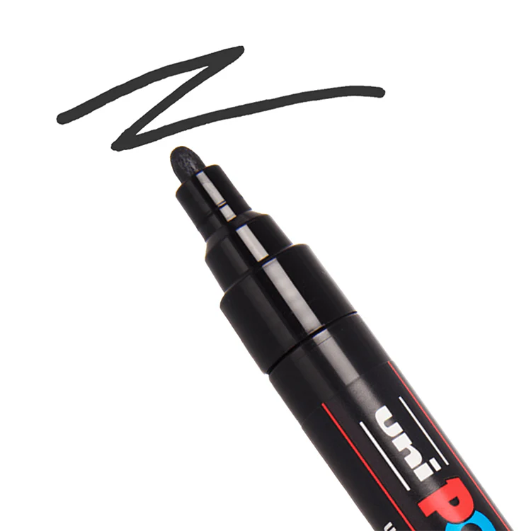 POSCA Paint Markers, PC-5M Medium Set of 8, Dark Colors - Image 7