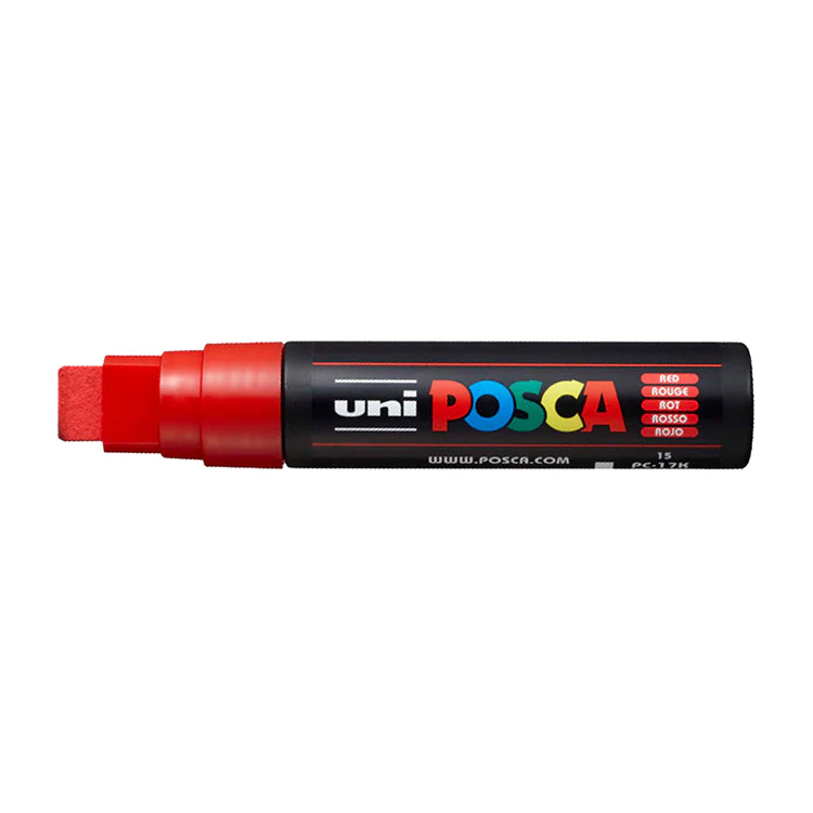 POSCA Paint Markers, Extra Broad Chisel Tip, PC-17K - Image 8