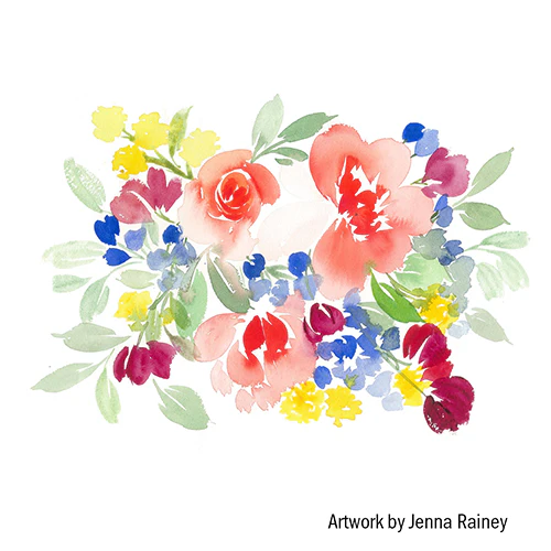 Princeton Watercolor Floral Professional 5-Piece Set - Image 3