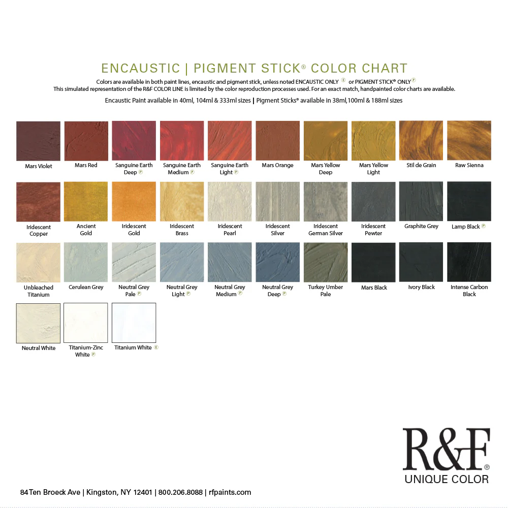 R&F Pigment Oil Sticks, Various Colors - Image 71