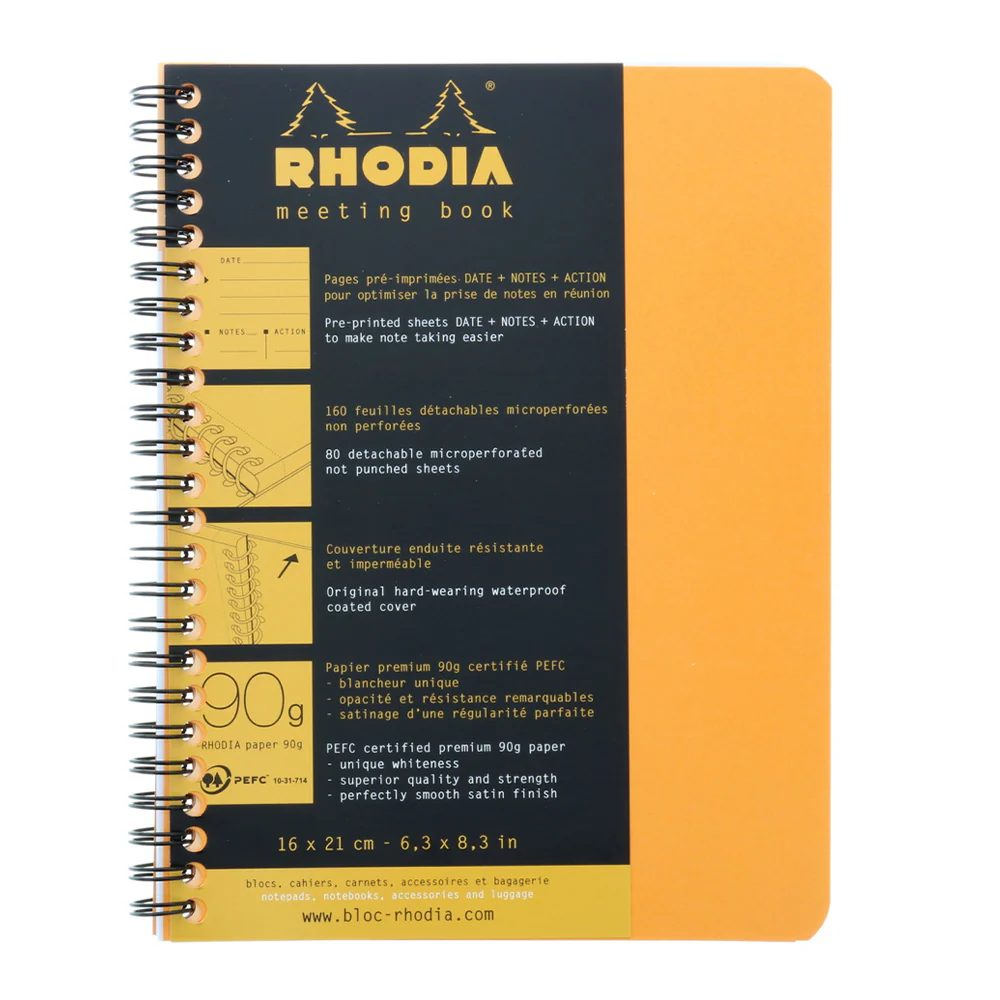Rhodia Meeting Books, Various Sizes - Image 4