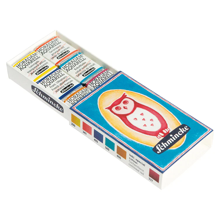 Schmincke Horadam Matchbox, 6 Half Pans - Image 2