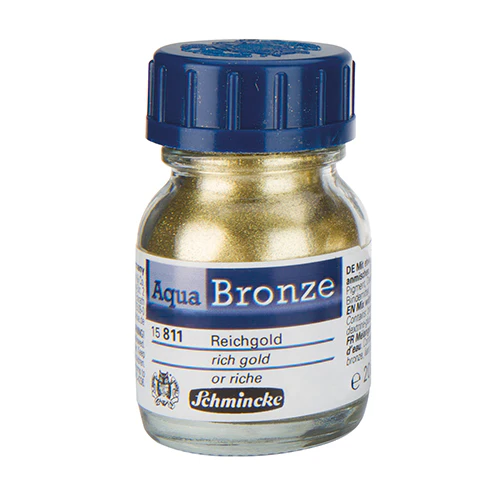 Schmincke Aqua Bronzes, 20ml Jars, Various Colors - Image 3
