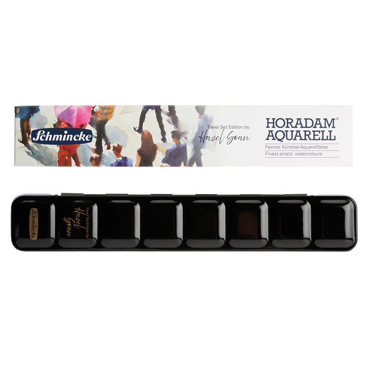 Schmincke HORADAM Watercolor Hazel Soan, 12 Half Pan Set, Special Edition