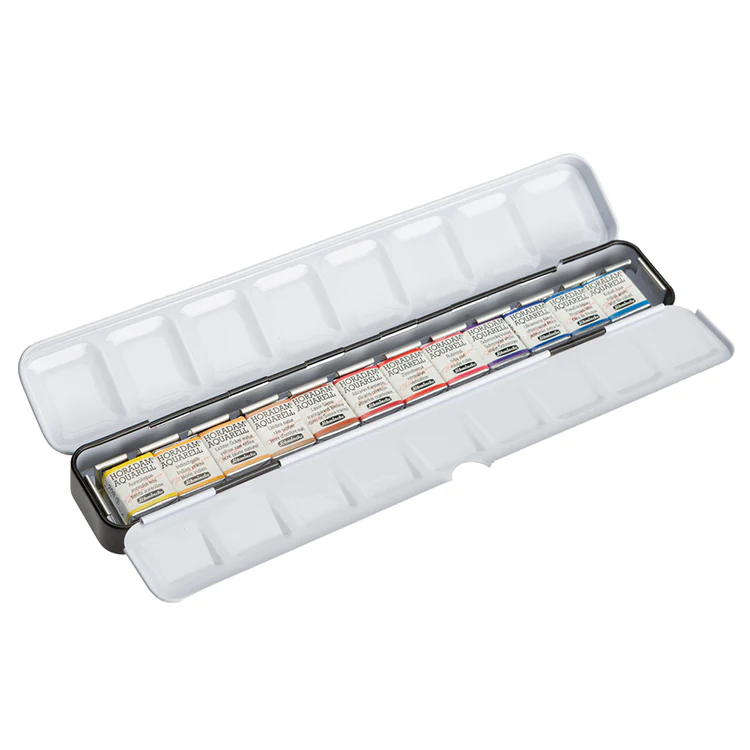 Schmincke HORADAM Watercolor Hazel Soan, 12 Half Pan Set, Special Edition - Image 2