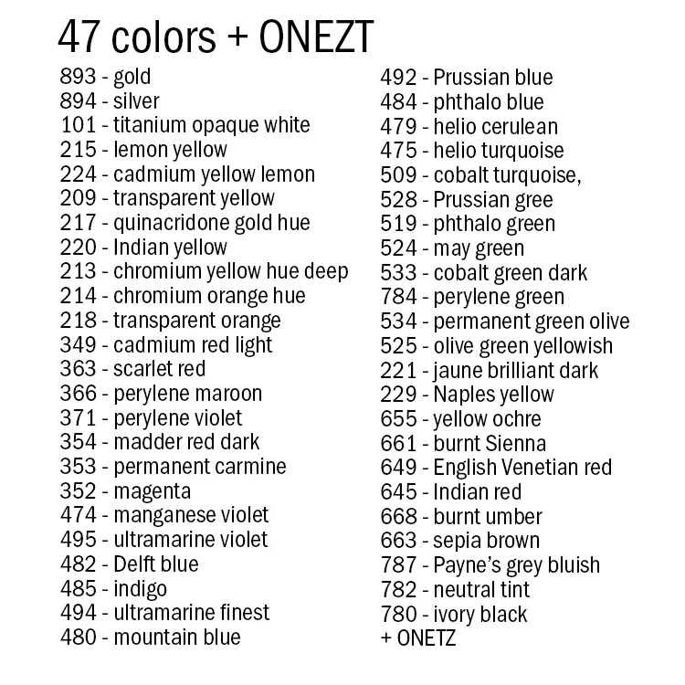 Schmincke Horadam Aquarell 48 half pans in Metal Palette - Image 3