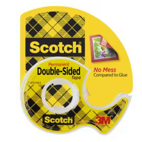 Scotch® Double-Sided Permanent Tape,  1/2x450" - Image 2