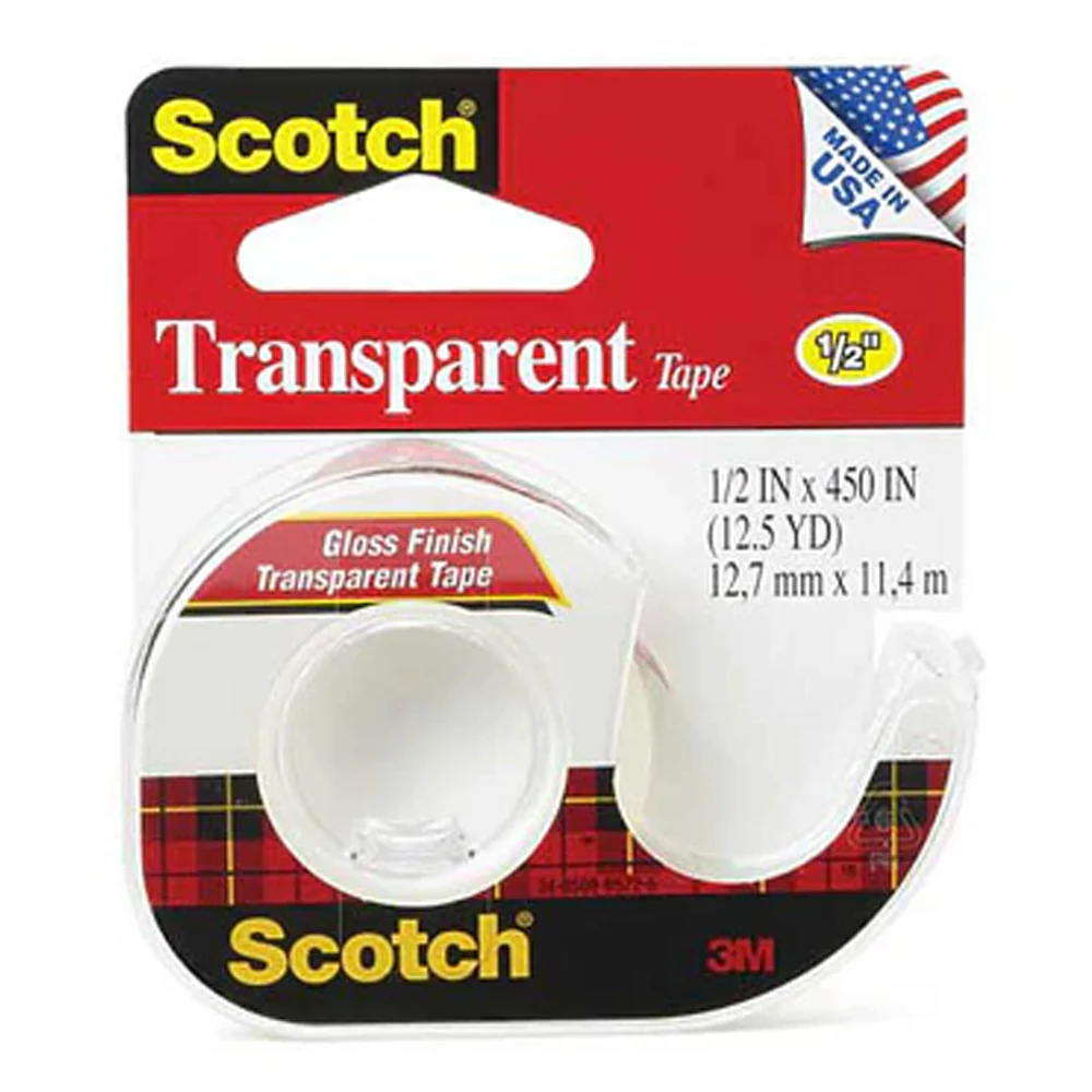 Scotch Clear Tape - 1/2"