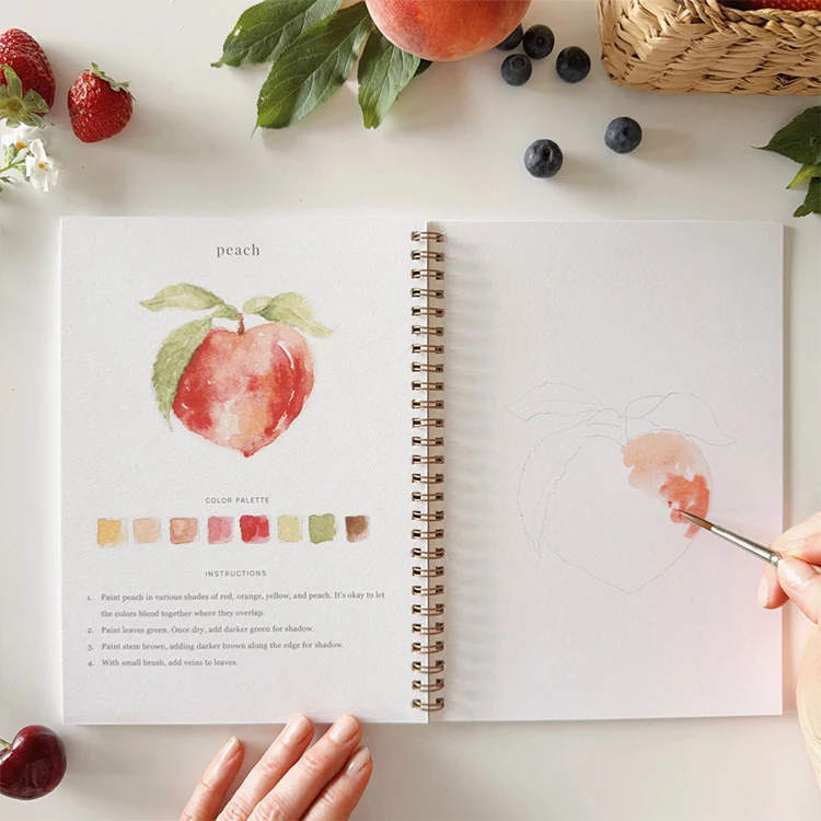 Emily Lex Watercolor Workbooks, Fruit - Image 3