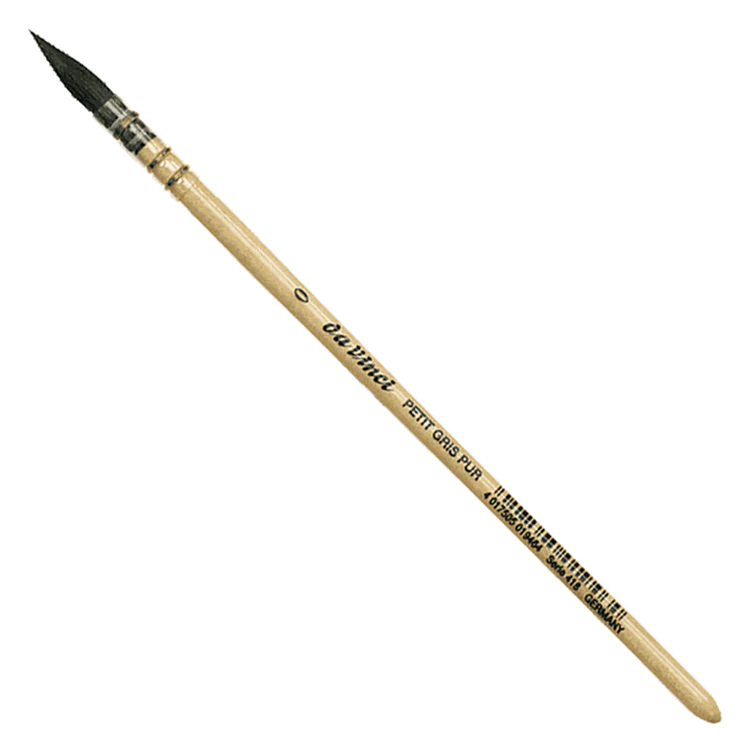da Vinci Petit Gris Blue Squirrel Brushes, Quills - Image 4