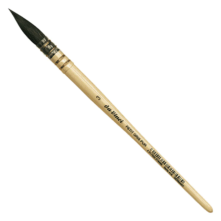 da Vinci Petit Gris Blue Squirrel Brushes, Quills - Image 7