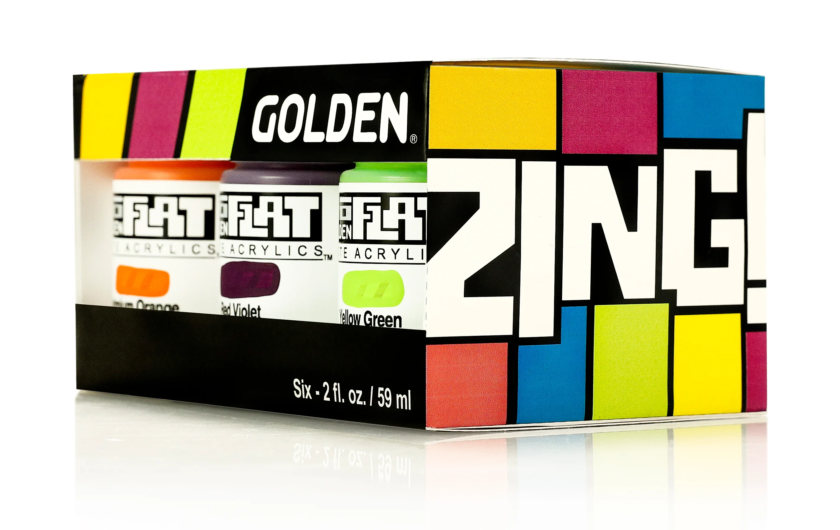 GOLDEN SoFlat Matte Zing Set 6 Colors - Image 3