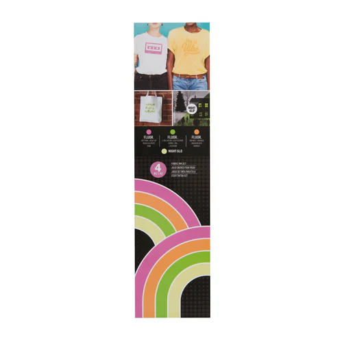 Speedball Fabric Set Fluorescent & Night Glo Inks - Image 2