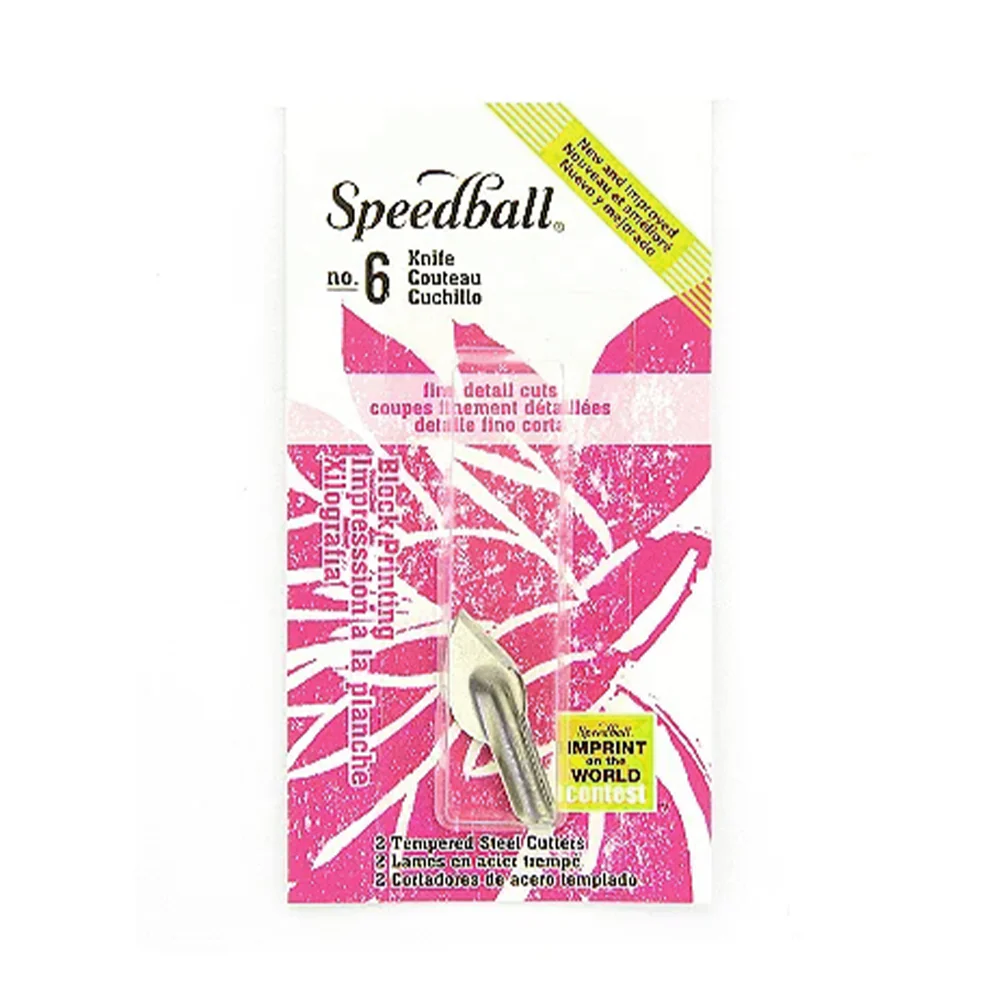 Speedball Lino Cutter Replacement Blades No. 1-6 - Image 8