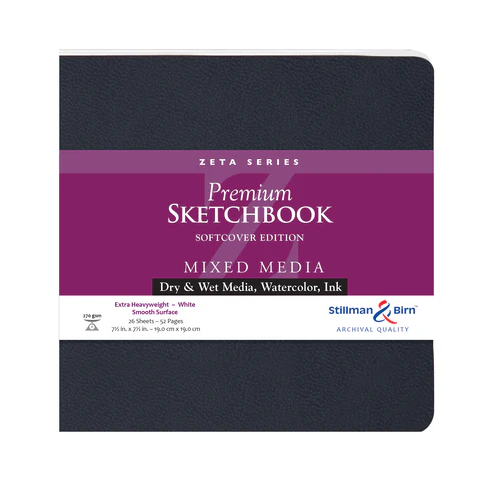 Stillman & Birn Zeta Series Softbound Sketchbooks in Various Sizes - Image 4