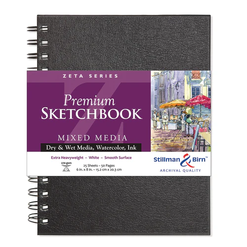 Stillman & Birn, Zeta Series Wirebound Sketchbooks, Various Sizes - Image 2