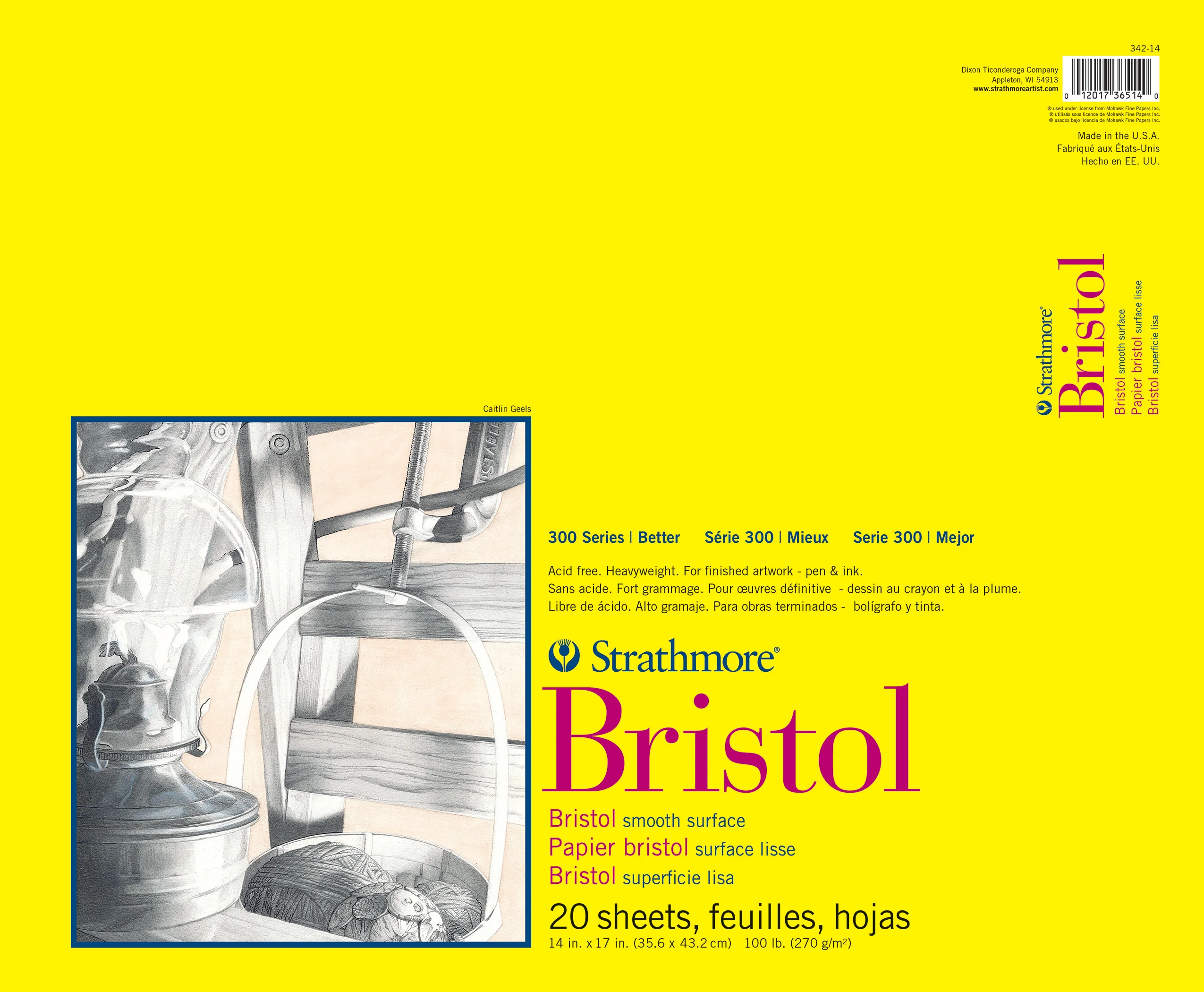 Strathmore Bristol Pads 300 Series, Various Sizes - Image 3