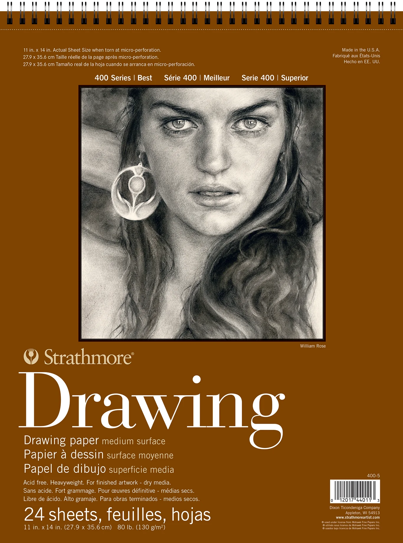 Strathmore Medium Drawing Pads 400 Series, Various Sizes - Image 4