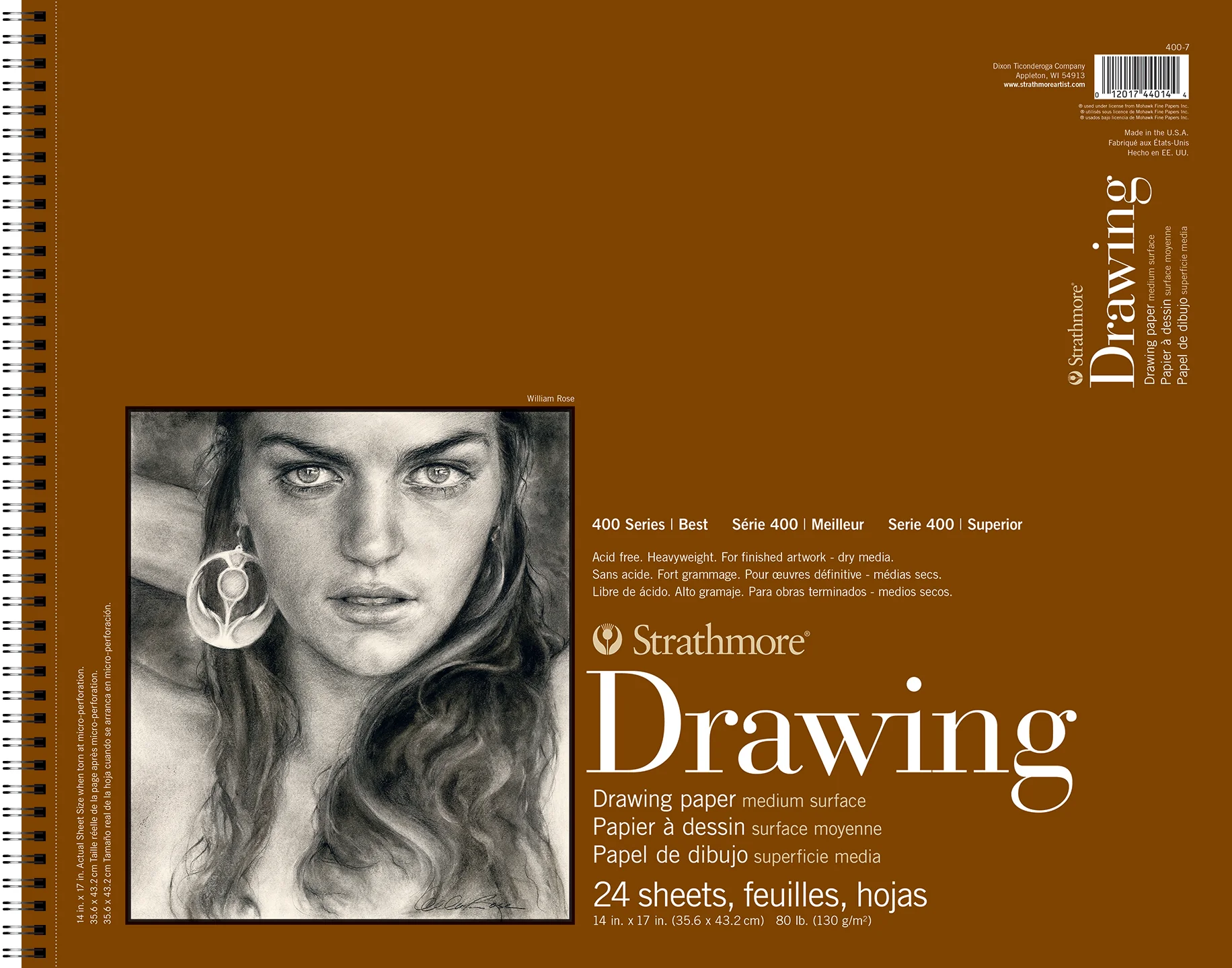 Strathmore Medium Drawing Pads 400 Series, Various Sizes - Image 6