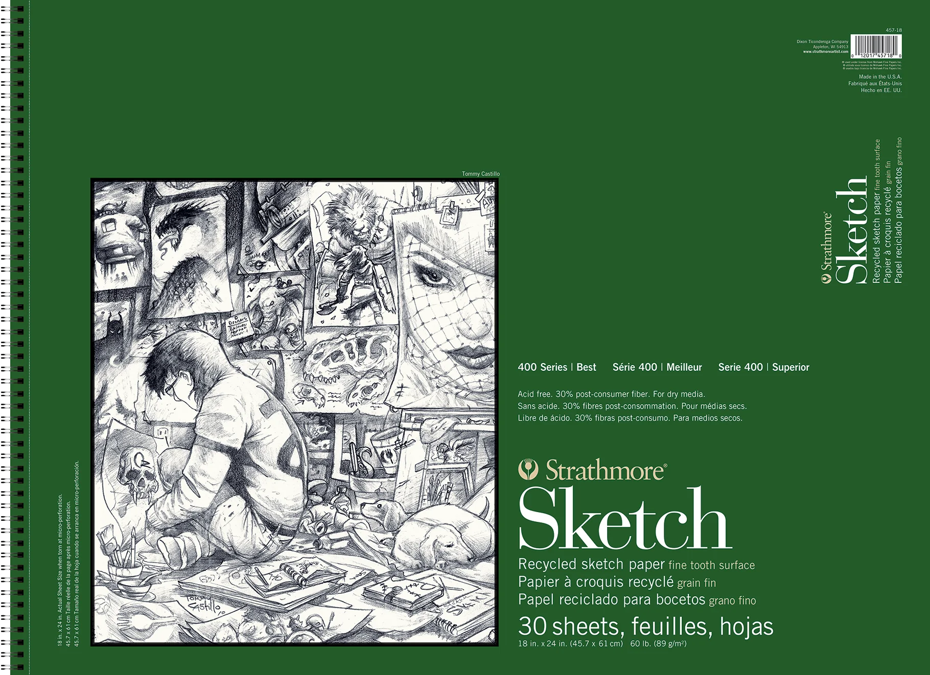 Strathmore Recycled Sketch Pads 400 Series, Various Sizes - Image 6