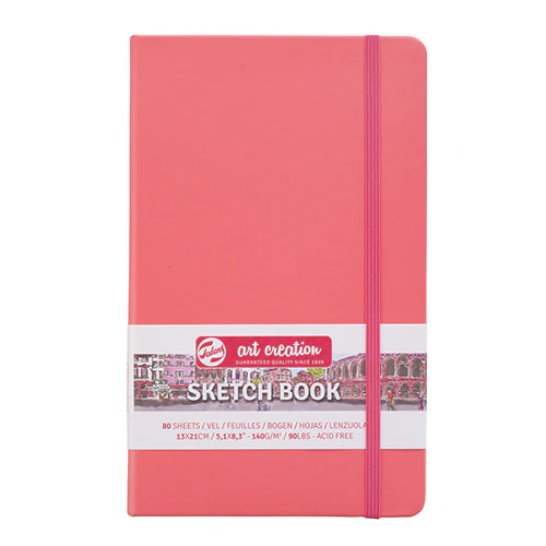 Talens Art Creation Hard Cover 5.1 x 8.3" Sketchbook in Various Colors - Image 3