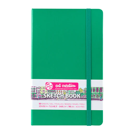 Talens Art Creation Hard Cover 5.1 x 8.3" Sketchbook in Various Colors - Image 4