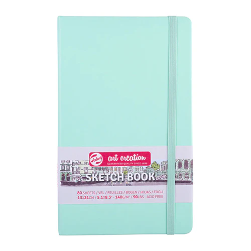 Talens Art Creation Hard Cover 5.1 x 8.3" Sketchbook in Various Colors - Image 6
